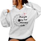 Military Child Dandelion Hoodies