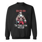 Santa Gym Sweatshirts