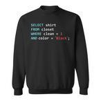 Sql Query Sweatshirts