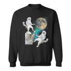 Cat Moon Sweatshirts