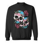 Skull Roses Sweatshirts