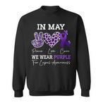 Lupus Purple Sweatshirts