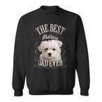 Best Maltese Dad Sweatshirts