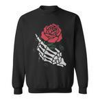 Skelett Rote RoseSweatshirts