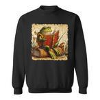 Frogs Fishing Sweatshirts