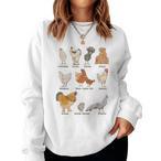 Chicken Breeds Sweatshirts