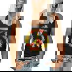 Peace Flower Tank Tops