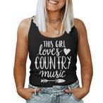 Country Music Lover Tank Tops