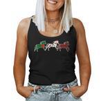 Christmas Tree Tank Tops