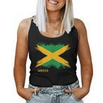 Jamaica Flag Tank Tops