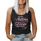 Soccer Mom Quote Tank Tops