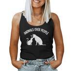 Animals Over People Tank Tops