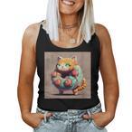 Robots And Donuts Tank Tops