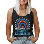 American Flags Tank Tops