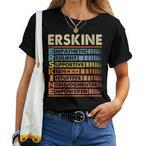 Erskine Name Shirts