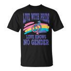 Love Knows No Gender Shirts