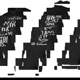 Awesome Dads Have Tattoos And Beards Father's Day July 4Th Long Sleeve T-Shirt