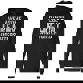 Awesome Like My Daughters Fathers Day Dad Father Long Sleeve T-Shirt