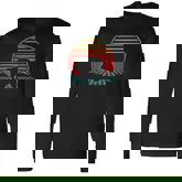 Bear Retro Vintage 80S Style Grizzly Brown Bear Long Sleeve T-Shirt