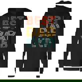 Best Dad Ever Vintage Retro Father's Day Worlds Best Dad Long Sleeve T-Shirt
