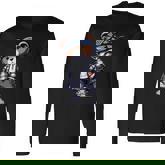 Cute Hip Hop Teddy Bear 90 Hip Hop West Coast Chicano Long Sleeve T-Shirt