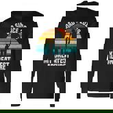 Dad Since 2019 My Greatest Adventure Vintage Father's Day Long Sleeve T-Shirt
