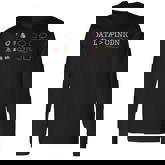 Data Is Greater Than Opinion Data Science Statistics Long Sleeve T-Shirt