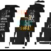 Eat Sleep Chess Repeat Retro Vintage Chess Long Sleeve T-Shirt