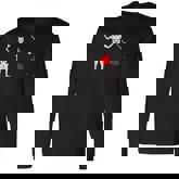 Flag Of Blackbeard Jolly Roger Pirate Flag Long Sleeve T-Shirt