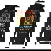 Dad Father And Daughter Matching Family Retro Vintage Long Sleeve T-Shirt