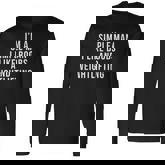 I'm A Simple Man I Like Boobs Weightlifting Long Sleeve T-Shirt