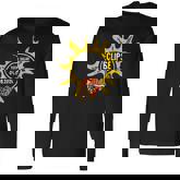 Leopard Tongue Total Solar Eclipse April 8 2024 Totality Long Sleeve T-Shirt