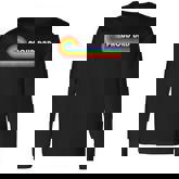 Proud Dad Gay Pride Lgbt Flag Vintage Parent Father's Day Long Sleeve T-Shirt