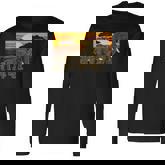 Sunset Elephant Family Africa Animal Safari Elephant Long Sleeve T-Shirt