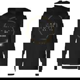 Total Solar Eclipse 04 08 24 Dallas Texas Usa Totality 2024 Long Sleeve T-Shirt