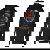 Totality 2024 Eclipse Twice In A Lifetime Solar Eclipse Long Sleeve T-Shirt