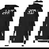 With The Word On It Message Long Sleeve T-Shirt
