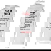 Bachelors Party Checklist Stag Do Party Games Long Sleeve T-Shirt