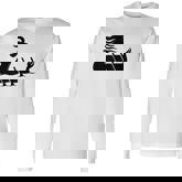Dragon Boat Mythology Oars Rowing Silhouette Long Sleeve T-Shirt
