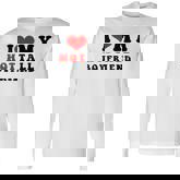 I Love My Hot Tall Boyfriend I Heart My Tall Boyfriend Long Sleeve T-Shirt