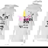Unicorn Soccer Nanny Magic Father's Day Surprise Long Sleeve T-Shirt
