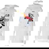 Youth 5 Year Old Monster Truck Car 5Th Birthday Boy Long Sleeve T-Shirt