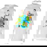 Youth Earth Day Happy Children Around The World Long Sleeve T-Shirt