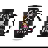 Cute Just A Girl Who Loves Giraffes Floral Girls Coffee Mug