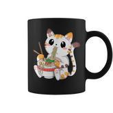 Kawaii Cat Ramen Noodles Anime Neko Japanese Manga Otaku Coffee Mug