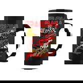 Race Car Party Grandma Of The Birthday Racer Racing Family Coffee Mug