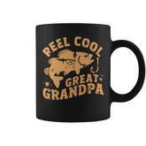 Reel Cool Great Grandpa Fishing Father's Day Dad Joke Coffee Mug