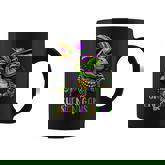 Trex Dinosaur Mardi Gras Costume Let The Shenanigans Begin Coffee Mug