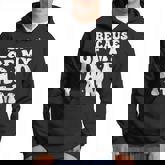 Because Of My Dad I Am Retro Groovy Father's Day For Dad Hoodie