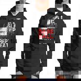 Eat Sleep Baseball Repeat Baseball Player Baseball Hoodie